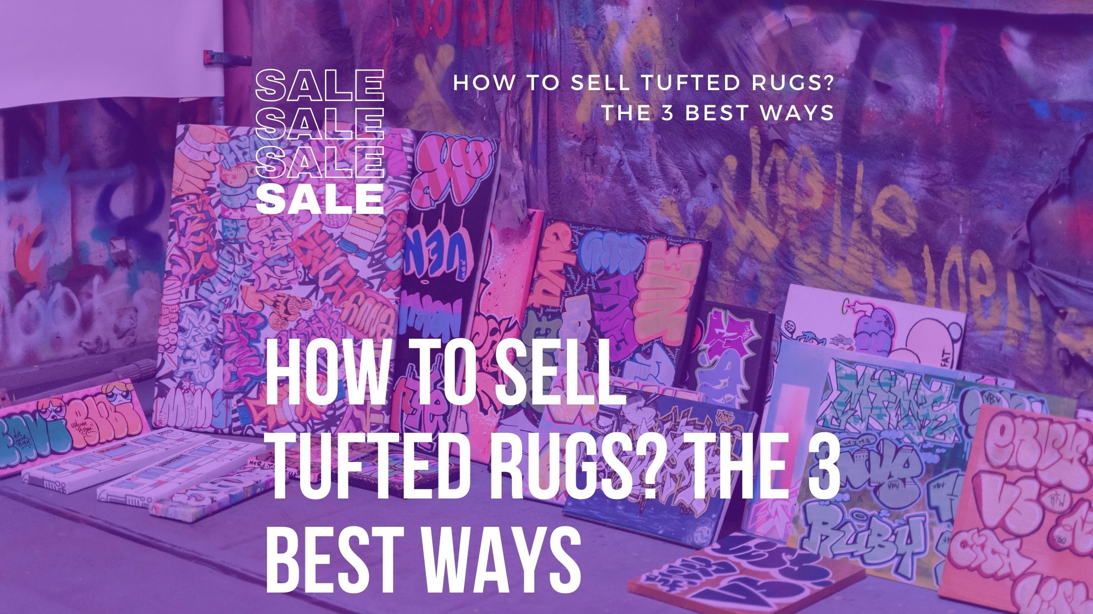 How To Sell Tufted Rugs? The 3 Best Ways